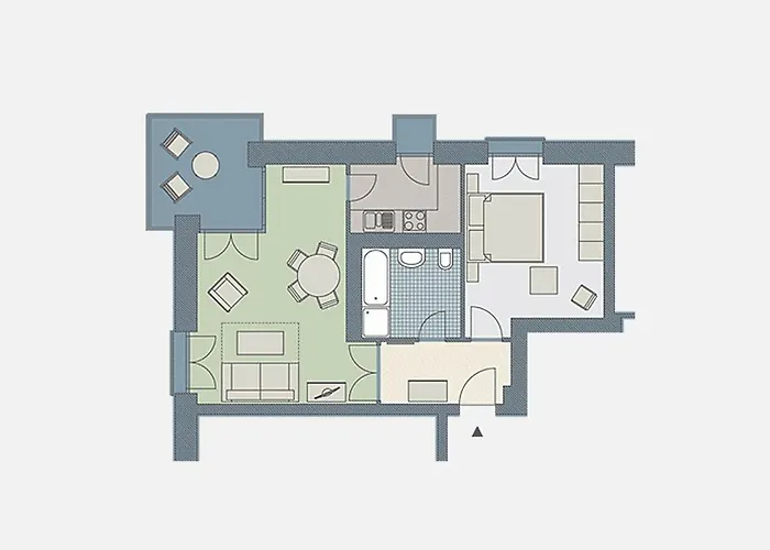 Kaiservillen - Mit 1 Schlafzimmer Und Balkon D114 * هيرينجسدورف